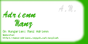 adrienn manz business card